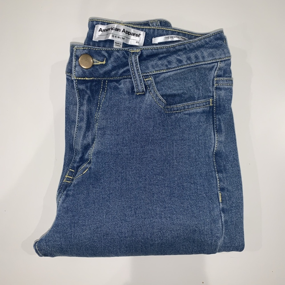 American apparel pencil pant jean